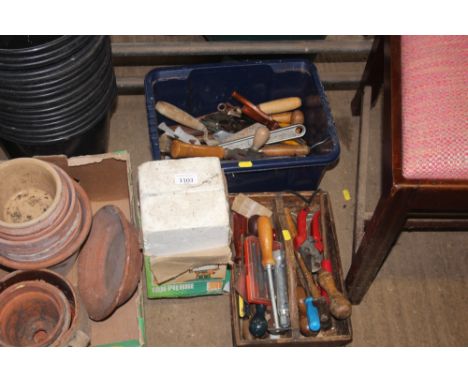 A quantity of various hand tools etc