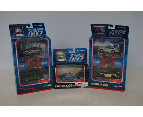 3 Corgi James Bond boxed cars 