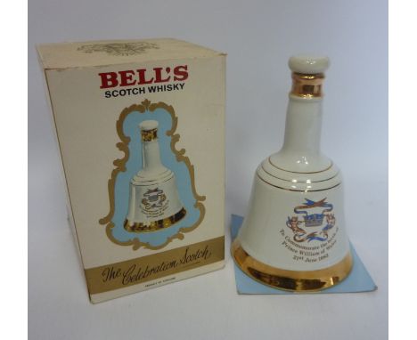 Bell's Scotch Whisky commemorative decanter and contents