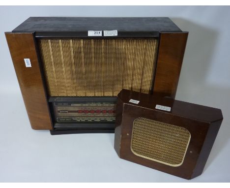 Vintage Regentone radio and Stentorian speaker 