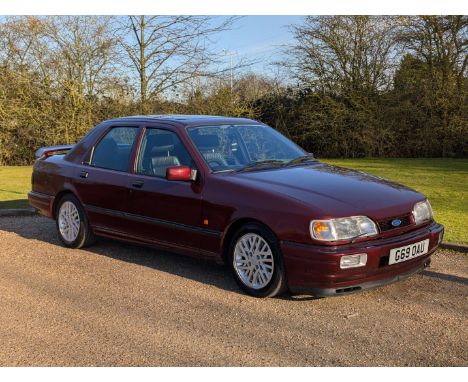 Make & Model:Ford , Sierra Sapphire RS Cosworth Date of Reg:G69OAU Colour:Red cc:1993 MoT:2026-04-01 Fuel Type:Petrol Mileage