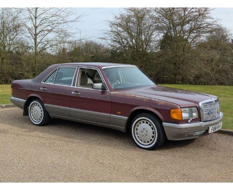 Make & Model:Mercedes , 300 SE  Date of Reg:F88RVN Colour:Red cc:2962 MoT:2025-10-29 Fuel Type:Petrol Mileage:161428 Transmis