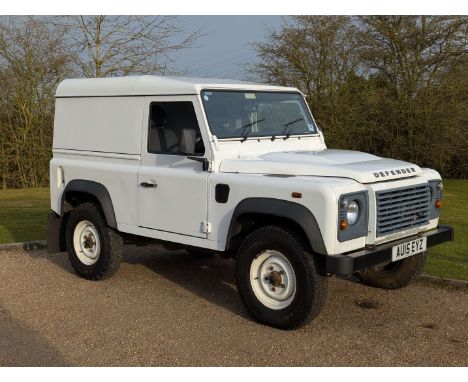 Make & Model:Land Rover, Defender 90 Date of Reg:AU15EYZ Colour:White cc:2198 MoT:2026-03-13 Fuel Type:Diesel   Transmission: