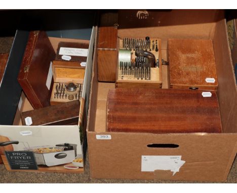 A selection of watchmakers tools including a quantity of files, Boley &amp; Leinen cased staking tool, another staking tool, 