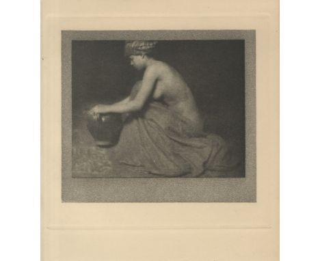 Artist: Alvin Langdon Coburn (American, 1882 - 1966). Title: "The Water Carrier". Medium: Original vintage photogravure. Date