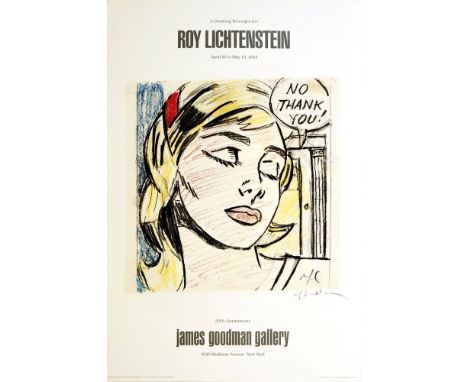 Artist: Roy Lichtenstein (American, 1923-1997). Title: "Study for 'No Thank You!'". Medium: Color offset lithograph. Date: Co