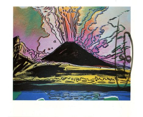 Artist: Andy Warhol (American, 1928 - 1987). Title: "Vesuvius #13". Medium: Color offset lithograph. Date: Composed 1985. Dim