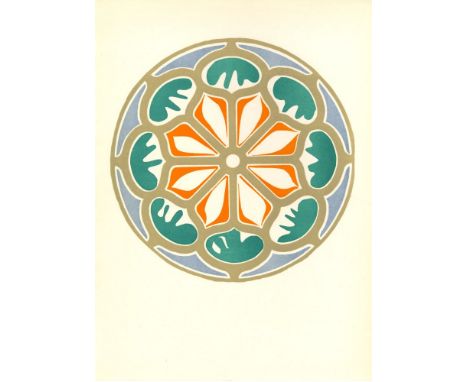 Artist: Henri Matisse (French, 1869 - 1954). Title: "Rosace". Medium: Original color lithograph. Date: Composed 1954. Dimensi