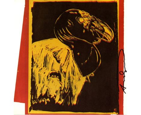 Artist: Andy Warhol (American, 1928 - 1987). Title: "California Condor". Medium: Color offset lithograph. Date: Composed 1986