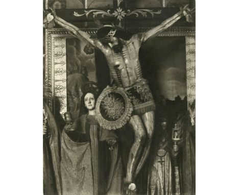 Artist: Paul Strand (American, 1890 - 1976). Title: "Cristo, Oaxaca [Mexico]". Medium: Original photogravure. Date: Composed 