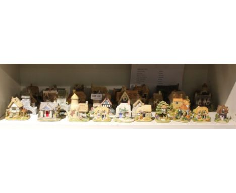 Lilliput Lane - A selection of 31 model cottages various - contents list with serial numbers
