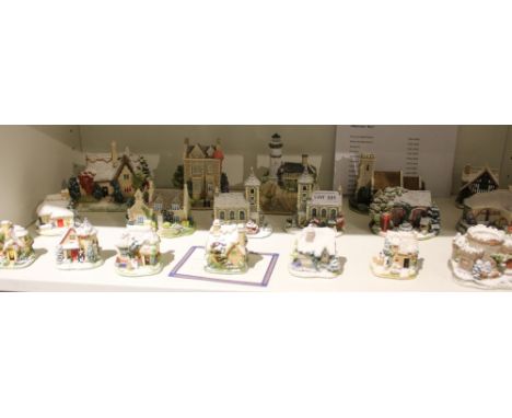 Lilliput Lane - 19 various model properties, individual serial numbers available Condition: no boxes, condition good, no chip