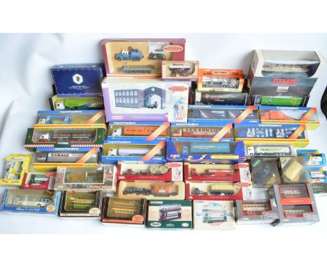 Extensive collection of diecast model vehicles from Corgi, Lledo Vitesse, Matchbox and EFE, model condition generally very go
