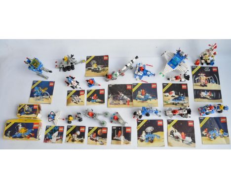 Seventeen Lego Space sets including 2 boxed, all sets complete and with original instructions, includes 6750 Light &amp; Soun