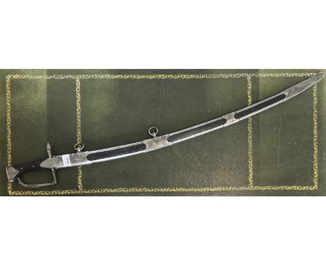 Quality made sword in the British 1794 pattern light Dragoon style, complete with scabbard