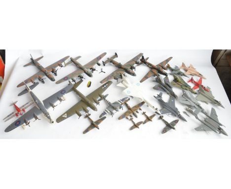 Collection of previously displayed model aircraft from Corgi, Amer etc, all A/F, most with damage for spares/repairs, qty, 7 