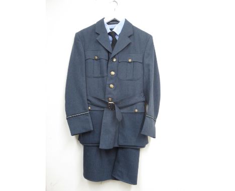 Women's Royal Airforce Flying Officer unform with shirt, tie, skirt and cap, size 16 1/2