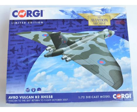 Corgi Aviation Archive limited edition 1/72nd scale AA27201 Avro Vulcan B.2 XH558 'Vulcan To The Sky' 2007 (2725/4000, model 
