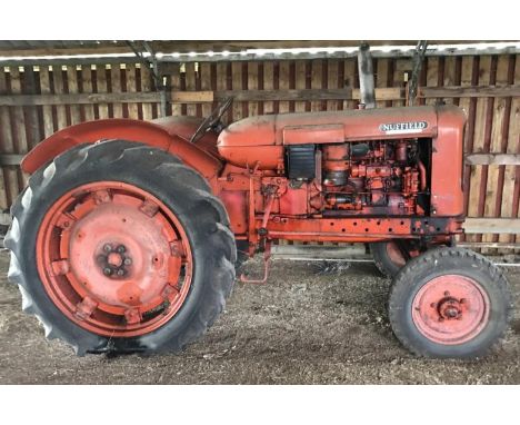 A Nuffield vintage tractor.