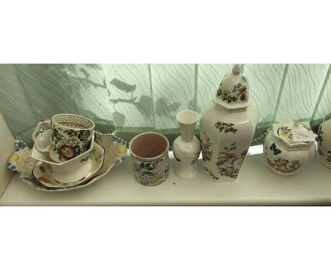 A quantity of smalls, to include a J G & Meakin milk jug, painted pottery, Crown Devon pin dish, Poole pot, etc.