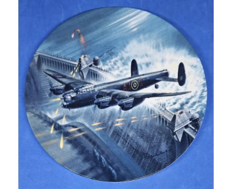 Goner 68A The Dambusters, Royal Worcester Limited Edition plate. Plate number 6865. Good condition Est.