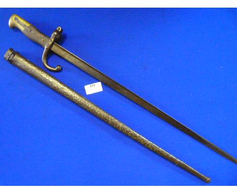 Gras Bayonet with Scabbard (in relic condition) 