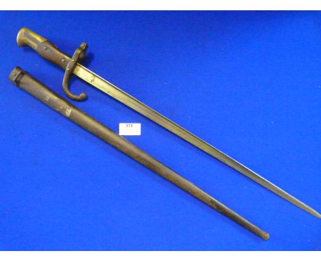 Gras Bayonet with Scabbard 