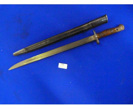 British 1907 Pattern Bayonet with Scabbard 