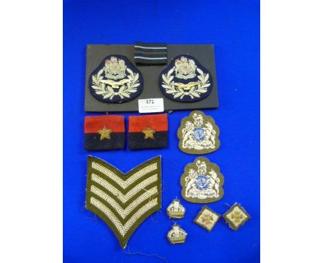 Army and RAF Cloth Badges 