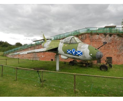 circa 1952 Hawk Hunter Aircraft - No Engine, Complete Cockpit (Previously Situated at the Humbrol Factory, Hedon Road) (Purch