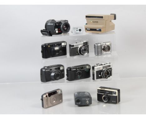 Compacts and Other Cameras, a Ricoh 500 G, shutter working, self timer working, meter unresponsive, an Olympus Trip 35, light