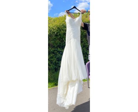 New ladies Wedding dress, by Diane Harbridge retail stock clearance (may have marks or very light damage) no size but roughly