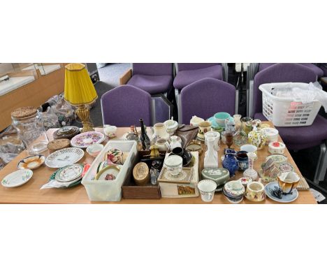 Large selection of collectables to include Poole, Wedgwood, Dresden, Goebel etc 