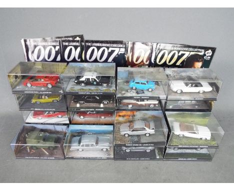 GE Fabbri - 16 boxed diecast model vehicles from 'The James Bond Car Collection' range by GE Fabbri, complete with correspond