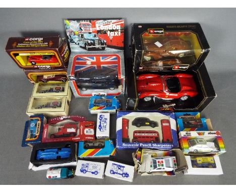 Lledo, Matchbox, Polistil, Bburgo, Corgi - A collection of predominately boxed diecast model vehicles in various scales. Lot 