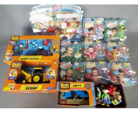 Bob The Bulider - Bratz - A mixed lot of 3 x boxed Bob The Builder models and 8 x carded Bratz Dolls and 9 x loose Bob The bu