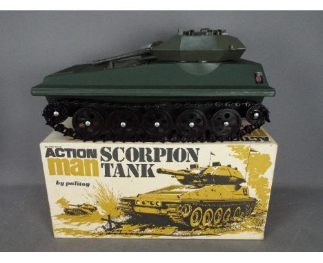 Palitoy, Action Man - A boxed Palitoy 'Action Man' Scorpion Tank. The tank appears to be in Good overall condition with signs