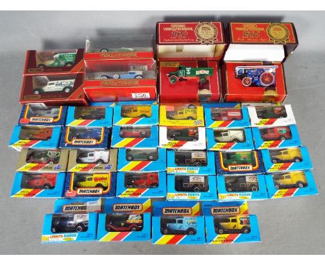 Matchbox, Matchbox Models of Yesteryear - Over 30 mainly Matchbox MB 38 Ford Model Vans. Lot includes MB38 'Weet-Bix'; 'Guern
