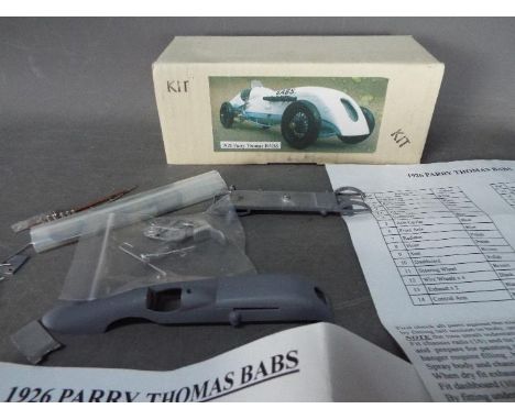 Pandora Models - A boxed white metal model kit of the Parry-Thomas 1926 land speed record car 'Babs'. The model appears to be