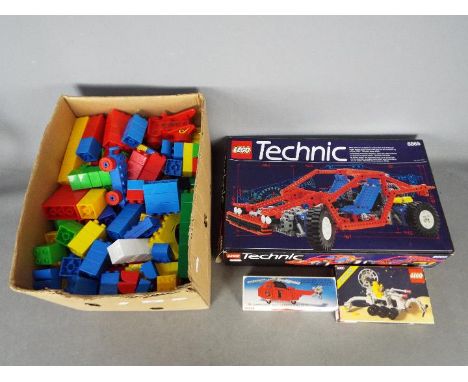Lego - Mega Bloks - 3 x Lego kits and a quantity of loose Mega Bloks including Technics Kit # 8865, Rescue Helicopter # 480, 