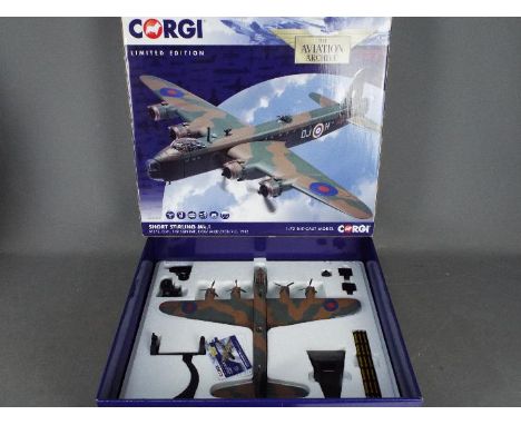 Corgi Aviation Archive  - A boxed Limited Edition 1:72 scale Corgi Aviation AA39502 Short Stirling Mk.I. The model which is n