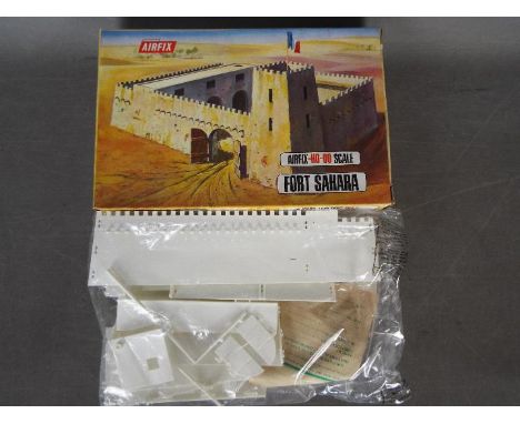 Airfix - Vintage Fort Sahara model kit # 1703. The parts are still factory sealed in bags and the box is Very Good with only 