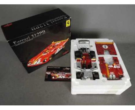 GMP - Ferrari 312PB Ickx - Regazzoni Monza 1000Km race car in 1:18 scale. This limited edition model has its front and rear b