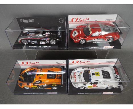 Flyslot - 1 x Panoz 1999 Le Mans car, 3 x Sunred SR21 GT race cars in various liveries. # F06101, # M01101, # M01103, # M0110