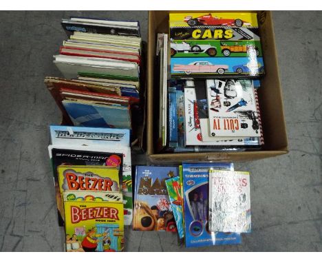 Star Wars - Thunderbirds - Dick Turpin - A collection of 50 children's books and annuals including The Beezer Book, Spiderman