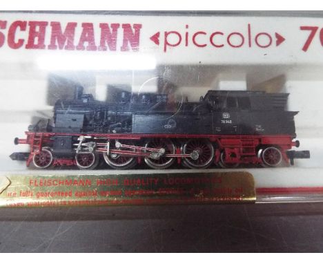 Fleischmann - A boxed Fleischmann #7078 N gauge 4-6-4 steam locomotive 78 246 in DB black livery. Model appears to be in Exce