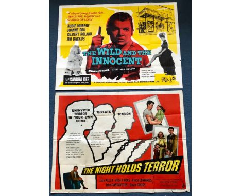 1950S - UK QUAD FILM POSTERS JOB LOT X 10 - TEN COMMANDMENTS (TEXT VERSION) (1956), ANYTHING GOES (1956), THE GAZEBO (1957), 