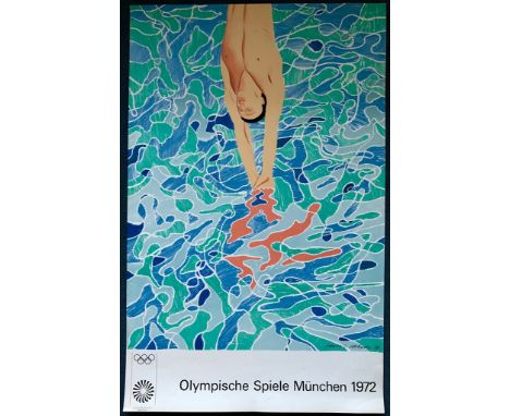 OLYMPIC GAMES MUNICH 1972 - "Olympische Spiele Munchen 1972" (1970's) - A highly-collectible original colour lithograph poste