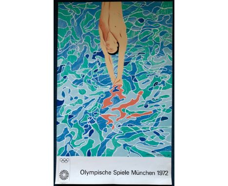 OLYMPIC GAMES MUNICH 1972 - "Olympische Spiele Munchen 1972" (1970's) - A highly-collectible original colour lithograph poste