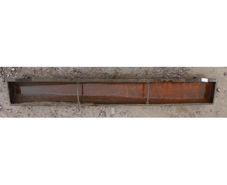 Small cast iron feeding trough